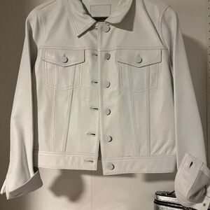 Anine Bing Lamb Leather Denim